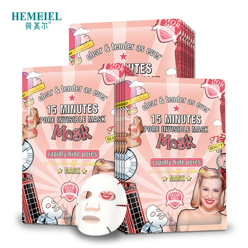 HORMEL, 15 минут, невидимая маска для лица, против акне, сужает поры, укрепляет кожу, уход за кожей, контроль жирности, увлажняющая маска для лица