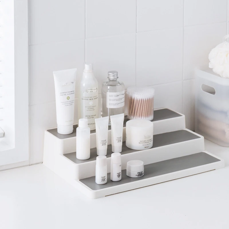 Кухонный органайзер кухонный шкаф стеллаж для хранения Шаговая полка макияжа