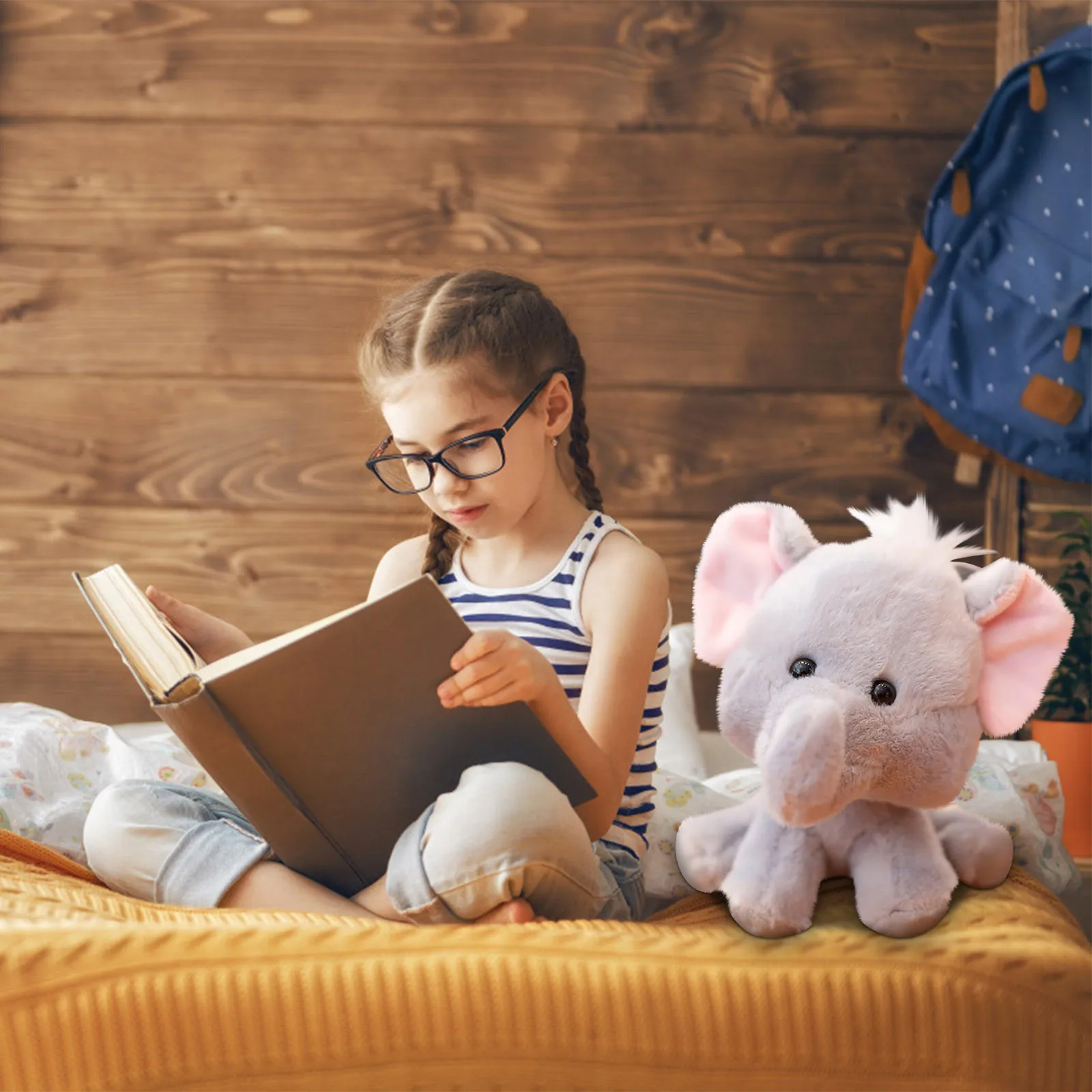 

Elephant Kawaii Lovely ToyCreative Novel Soft Animal Plush Animal Doll Imitating Cute Plush ToyGift Zabawki Dla Dzieci 2021