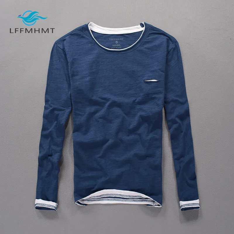 Футболка мужская из бамбука с дырками модная брендовая приталенная рубашка