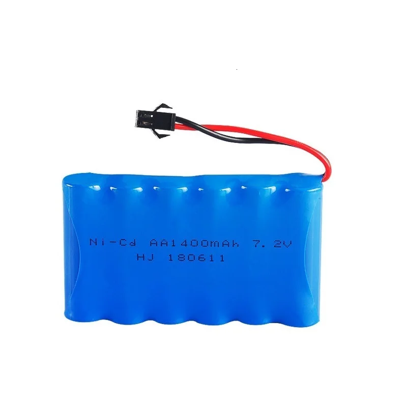 Модель M) 7,2 v 1400mah NiCD аккумулятор для радиоуправляемых игрушек, автомобилей танков, поездов, роботов, лодок, ружья Ni-CD AA 700mah 7,2 v перезаряжаемая батарея