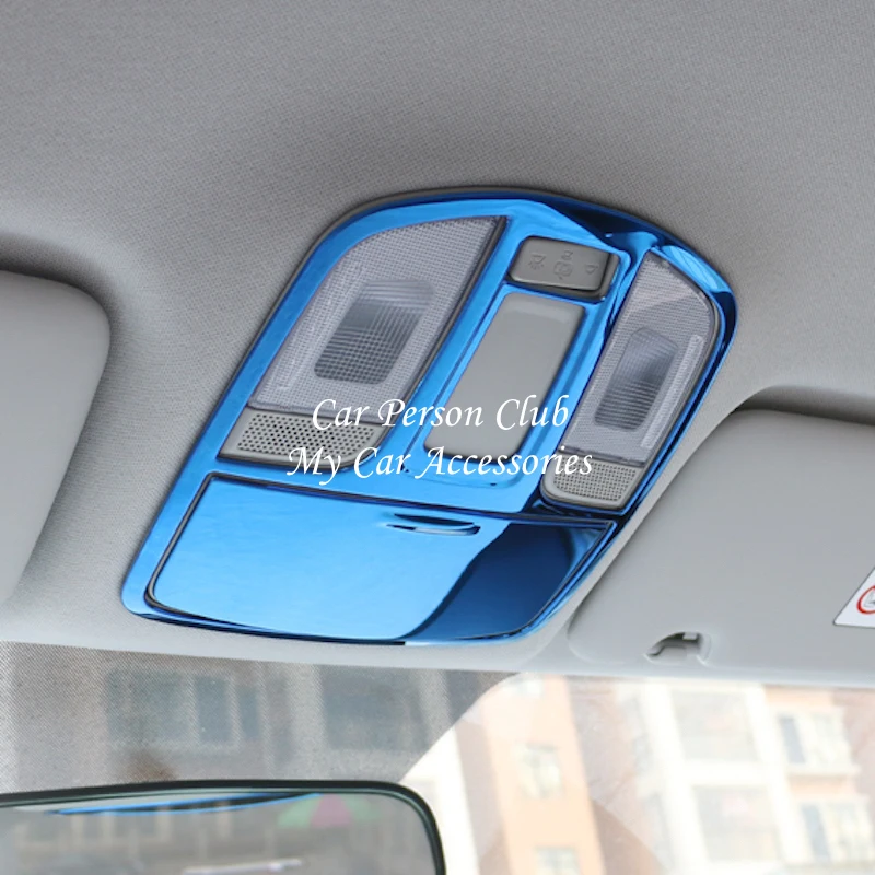 Светильник из нержавеющей стали для Hyundai ix35 2018 2019, светильник для чтения интерьера, панель для лампы, лампа для чтения, рамка для литья, планки, автомобильные аксессуары Светильник из нержавеющей стали для Hyundai ix35 2018 2019, светильник для чтения интерьера, панель для лампы, лампа для чтения, рамка для литья, планки, автомобильные аксессуары