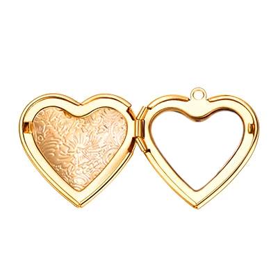 Style C Gold U7 женщины девушки кулон с фото в форме сердца персонализированные ожерелье с заказной гравировкой сервис подарки на день рождения P1050 - Окраска металла: Style C Gold