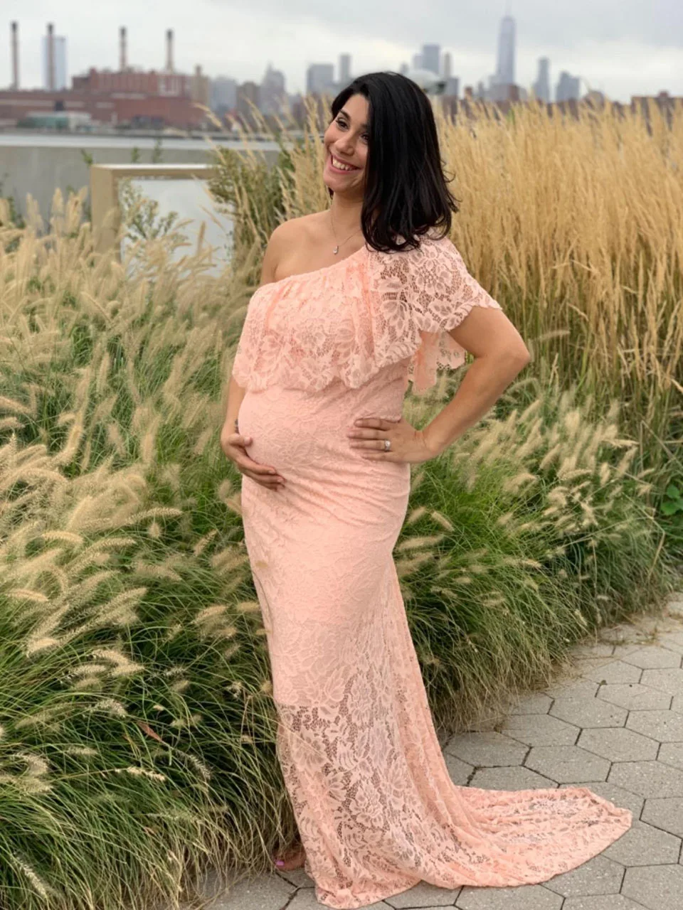 Платье для беременных кружевное платье без рукавов фотосессии |