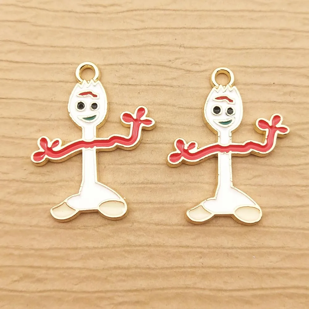 10 шт. эмалированный мультяшный Шарм для изготовления ювелирных изделий из