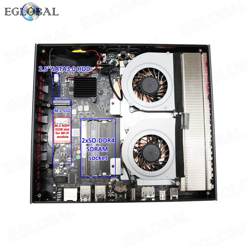 Игровой мини-ПК мощный компьютер Intel Core I9 9880H I7 I5 32 Гб ОЗУ 1 ТБ NVME SSSD Geforce GTX 1650 4 GDDR6 Type