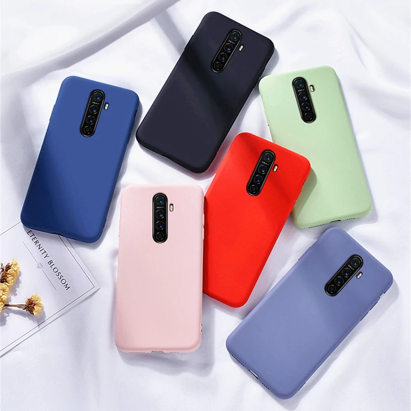Для OPPO Realme X2 Pro Чехол жидкий ультратонкий Силиконовый противоударный мягкий
