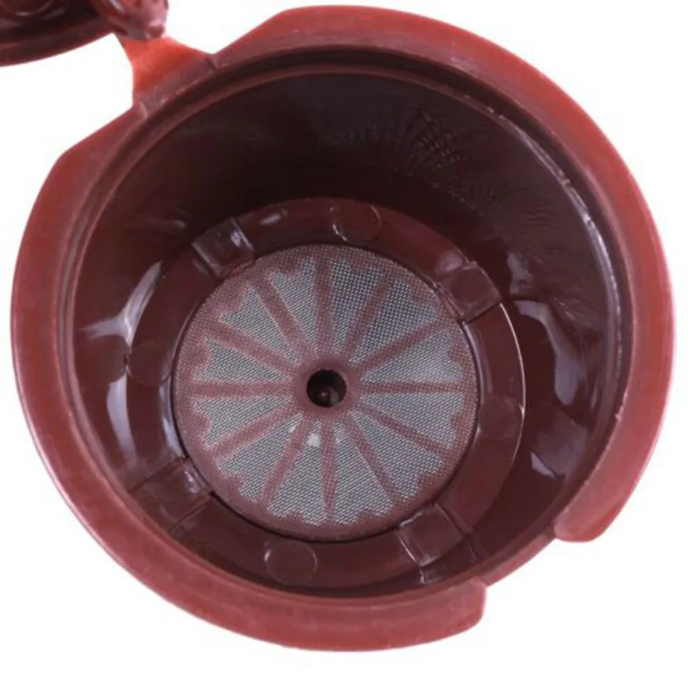 4pcs Refillable Reusable Coffee Capsules Filter with Spoon Brush for Dolce Gusto kitchen and coffee shop supplies