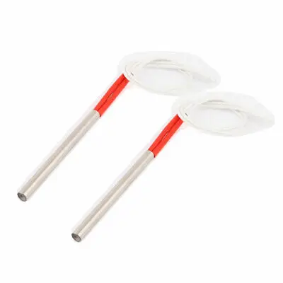 

2Pcs AC 220V 400W 8 x 100mm Single Head Cartridge Heater Heating Element