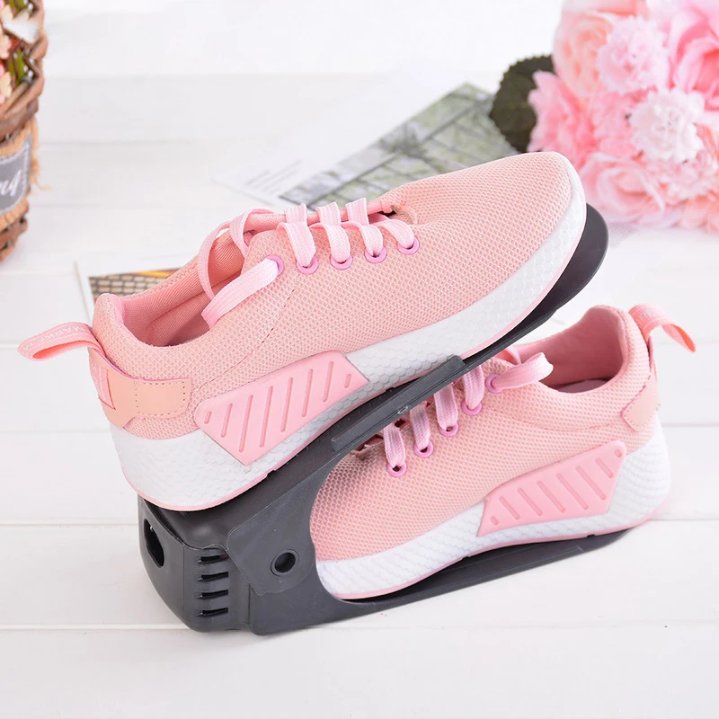 Прочный регулируемый органайзер для обуви стеллаж хранения Портативный