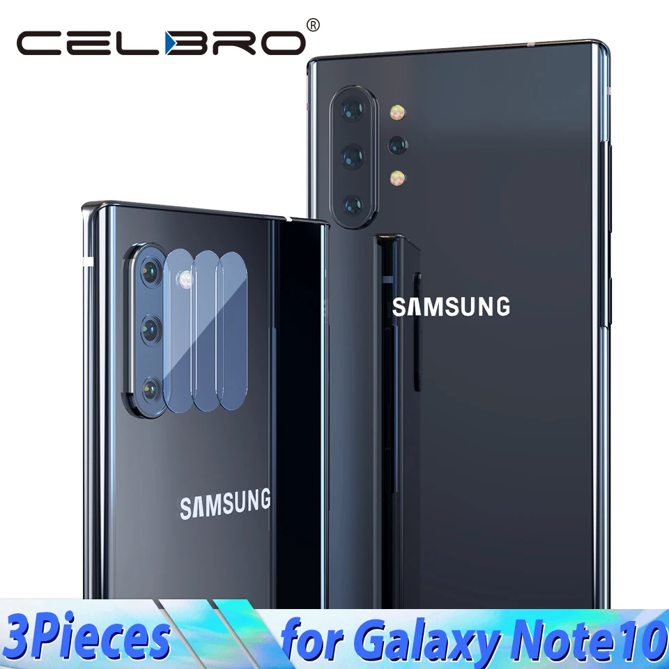 Камера из закаленного стекла для samsung Galaxy Note 10 Plus Pro + Защитная пленка на экран