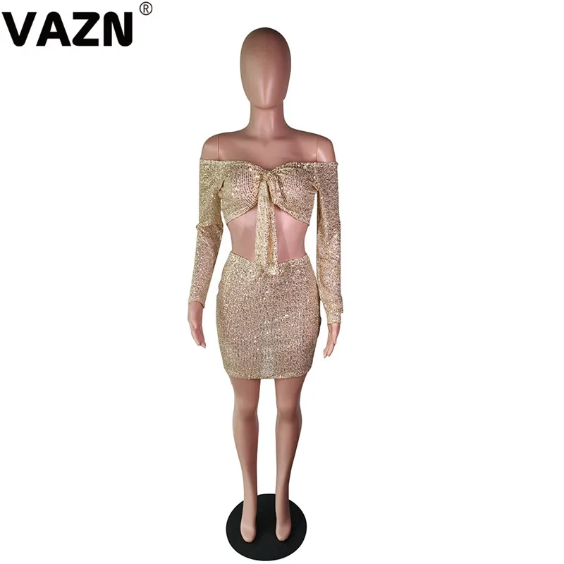 VAZN YM9166 новая тяжелая индустрия расшитые блестками Дизайнерские однотонные
