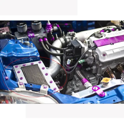 10 шт. универсальные алюминиевые шайбы для автомобильных крыльев JDM 6 мм |