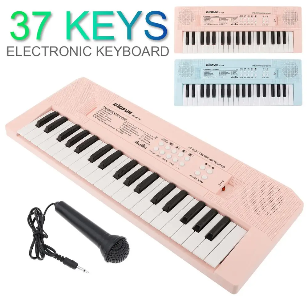 

37 / 49 / 54 / 61 Keys Electronic Keyboard Piano Digital Music Key Board with Microphone Children Musical Enlightenment