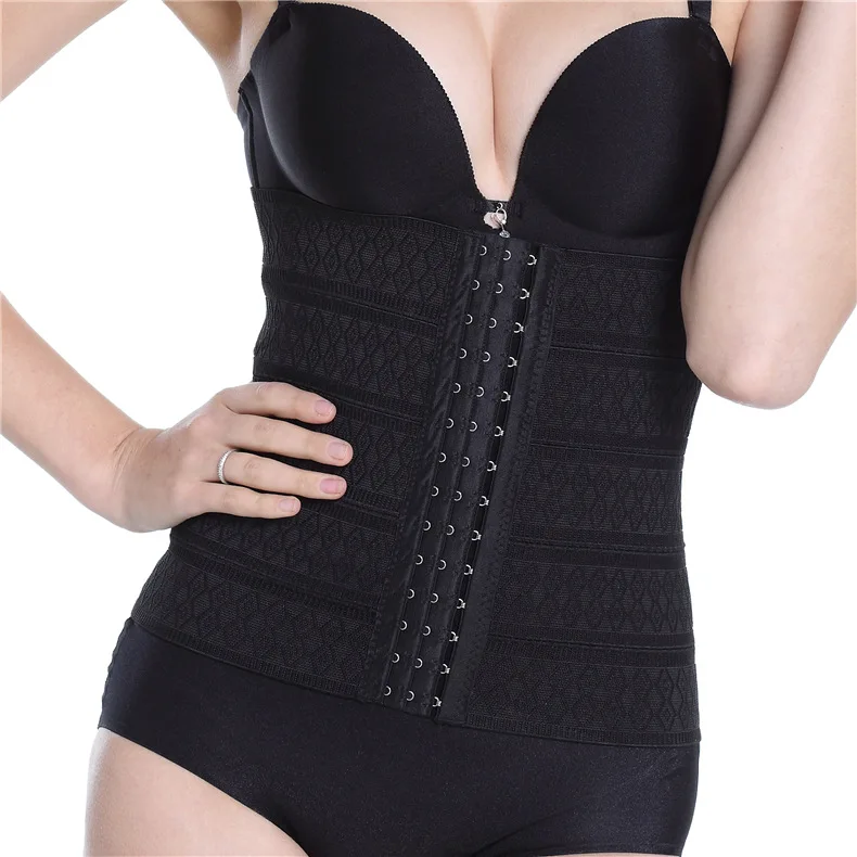 Women Slimming Belts Waist Trainer Reducing Body Shaper Modeling Waist Cinchers Sauna Belt for Lose Weight Slimming Corset - Цвет: Черный