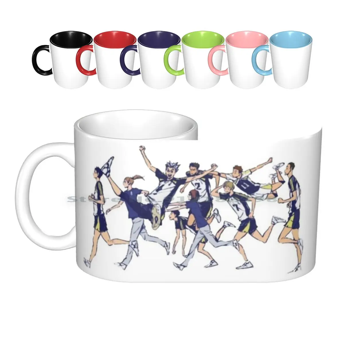 

Fukurodani-Haikyuu! Ceramic Mugs Coffee Cups Milk Tea Mug Haikyuu Anime Manga Fukurodani Aoba Johsai Seijoh Karasuno Bokuto