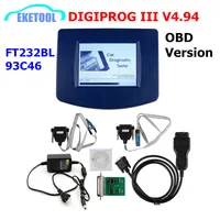 DIGIPROG III V4.94 OBD Version Odometer Programmer Digiprog 3 Mileage Digiprog3 OBD FT232BL&93C46 DIGIPROG Full Set Cables