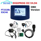 Программатор одометра DIGIPROG III V4.94 версия OBD Digiprog 3 Пробег Digiprog3 OBD FT232BL  93C46 полный комплект кабелей DIGIPROG