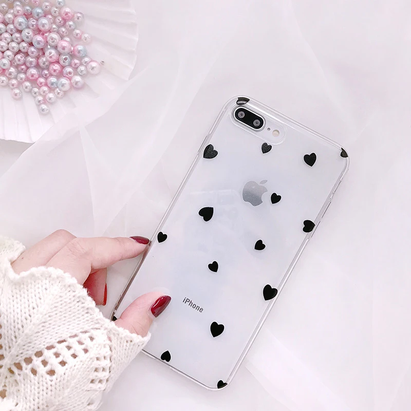 Lovebay чехол для телефона iPhone 11 6 6s 7 8 Plus X XR XS 11Pro Max прозрачный Ультратонкий Мягкий