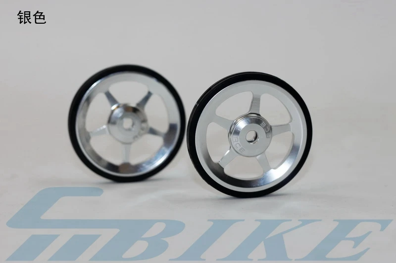 1 пара велосипед Easywheel 3 цвета Алюминий сплав супер легкая по весу простая колеса+ Титан болты для Brompton 45 г/компл