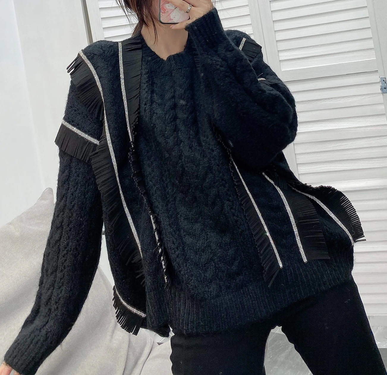 

118539 118540 Fall Women Clothing Spring Fashion Classic Trendy Brand Luxury Designer Clothes Pullover Tops M5