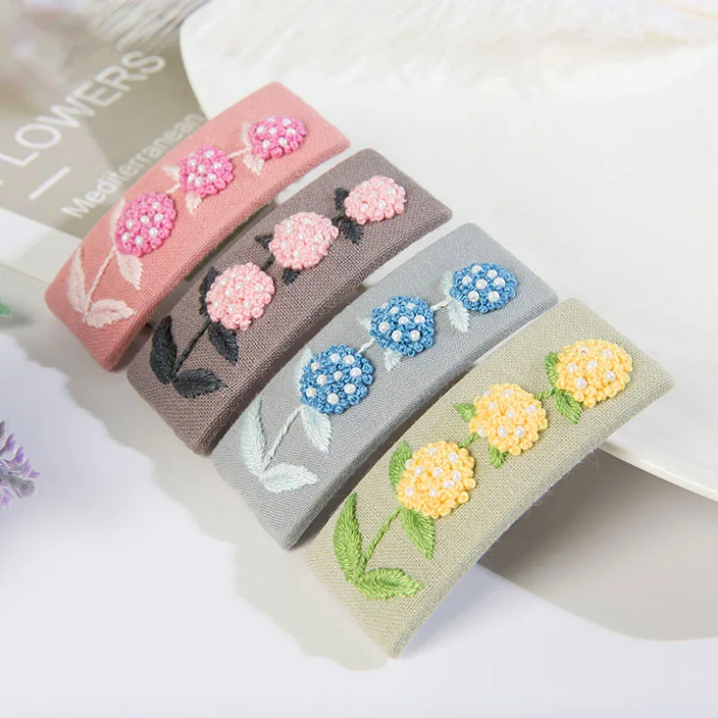 Аксессуары для волос Набор вышивки сделай сам крестиком в виде цветка с обручем