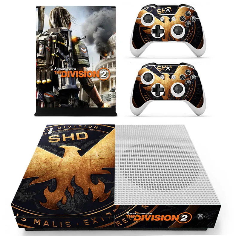 Наклейки Tom Clancy's The Division 2 s для Xbox One S Стикеры one Slim Console и два