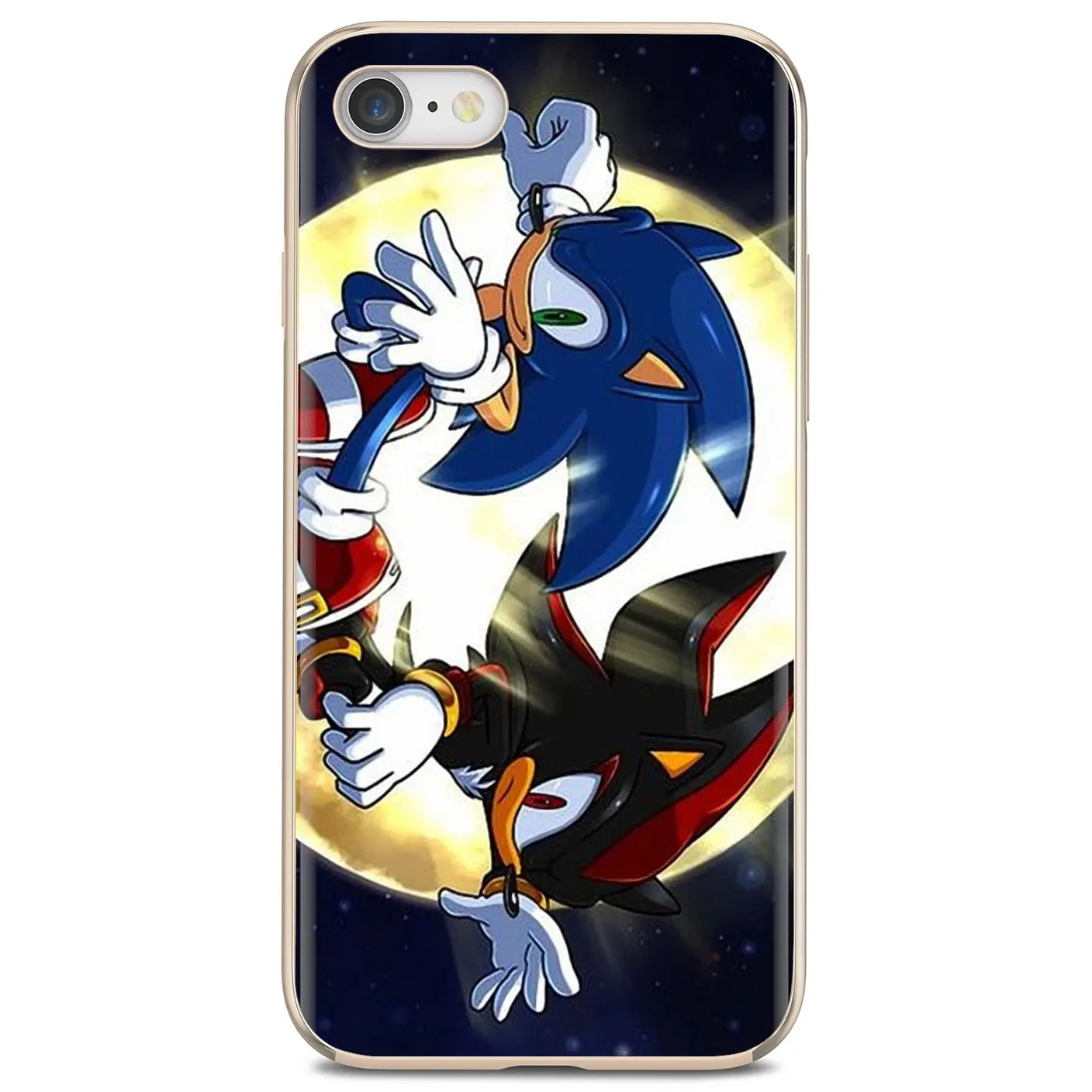 Силиконовый чехол для Samsung Galaxy S6 S10E S10 Edge Lite Plus Core Grand Prime Alpha J1 mini Silver Sonic The Hedgehog Shadow