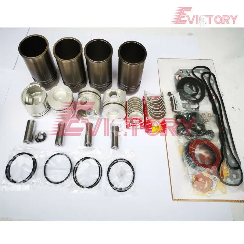 FD33 FD33T piston ring cylinder liner + gasket bearing for UD truck |