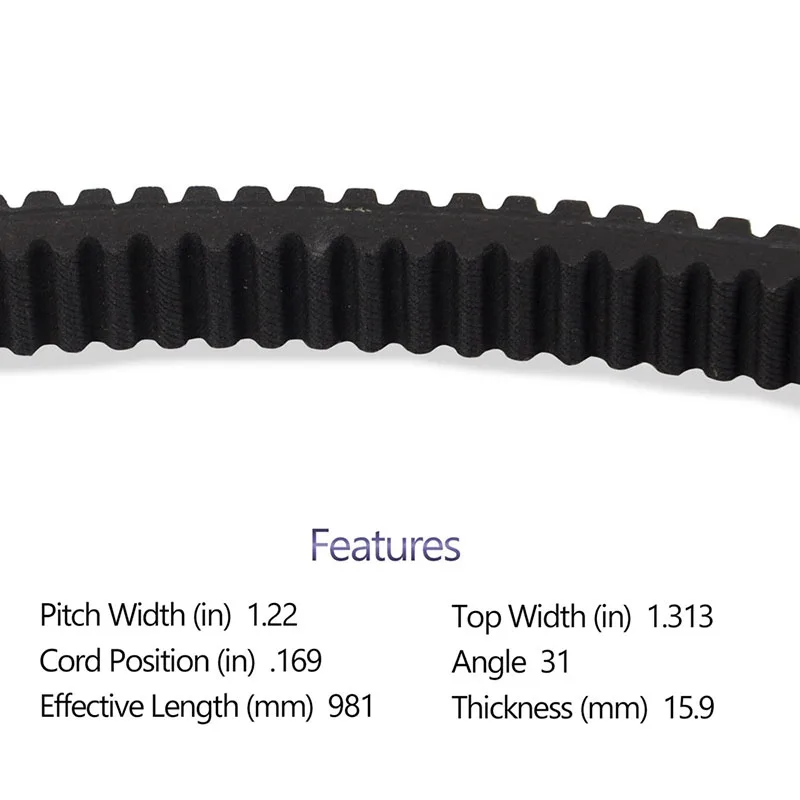 

motorcycle UTV driving belt for Bombardier Gates 30C3750 G-Force C-12 CVT Belt 715000302 420280360 715900030