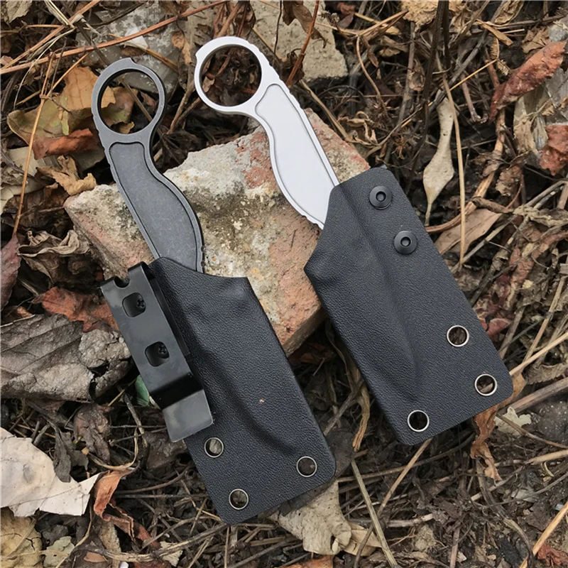 

lizard Outdoor Self defense Tactical Fixed Blade survival knife military high hardness sharp 440C Blade Knives EDC Tool Gift