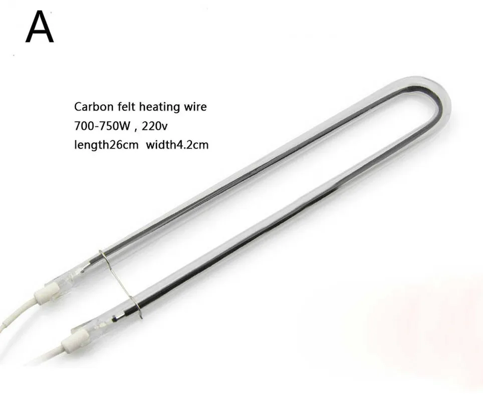 U образный нагревательный элемент из углеродного волокна нагревательная трубка