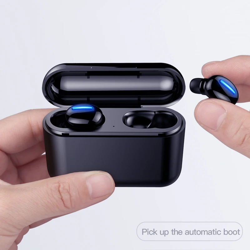 Q32S Bluetooth наушники 5 0 Handsfree Беспроводные спортивные 3D стерео водонепроницаемые
