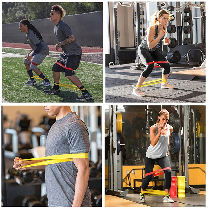 Латексные Эспандеры эластичные резиновые ленты для занятий спортом и