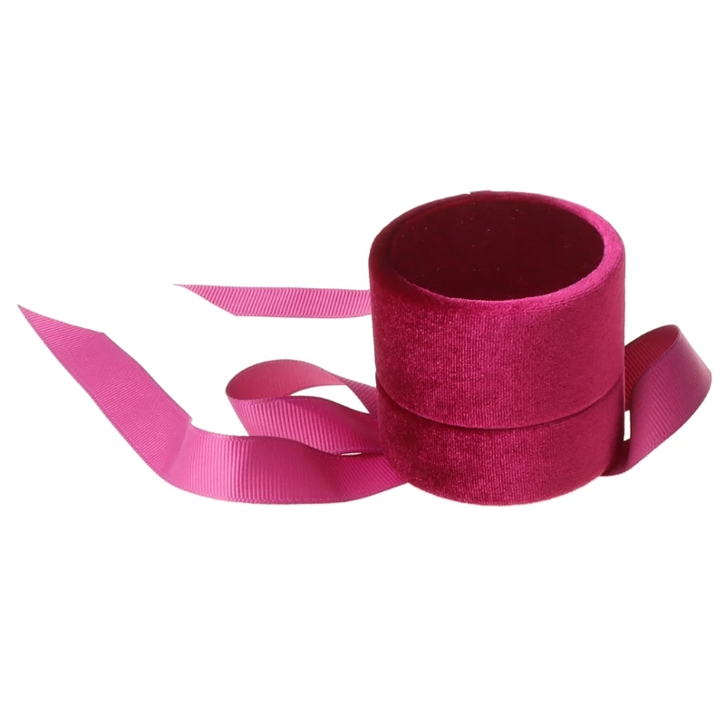 Горячая винтажная круглая коробка ювелирных изделий для предложения Свадебное