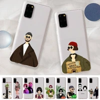 cartoon killer leon uncle girl phone case for samsung a 10 20 30 50s 70 51 52 71 4g 12 31 21 31 s 20 21 plus ultra