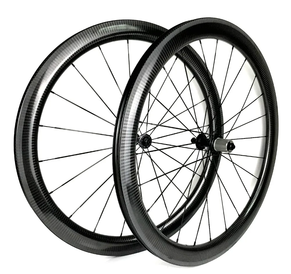 

700C road full carbon wheels 25mm width 50mm depth clincher/Tubular Road bike carbon wheelset with Powerway R13 hubs