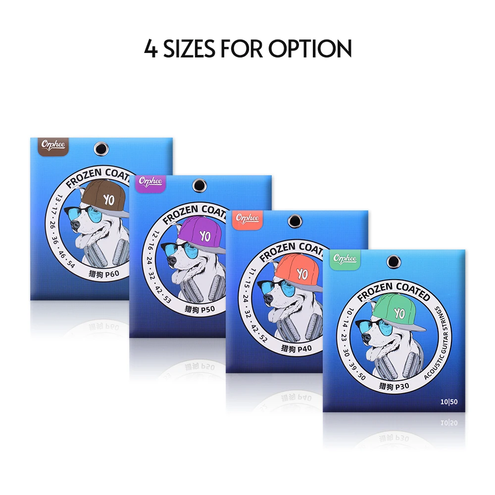 Orphee Акустическая гитара для игры в стиле фолк набор струн гитарные струны Никель