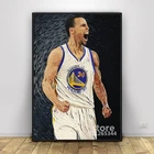 Настенный плакат с изображением Стивена карри, плакаты и принты, Картина на холсте для комнаты, домашний декор