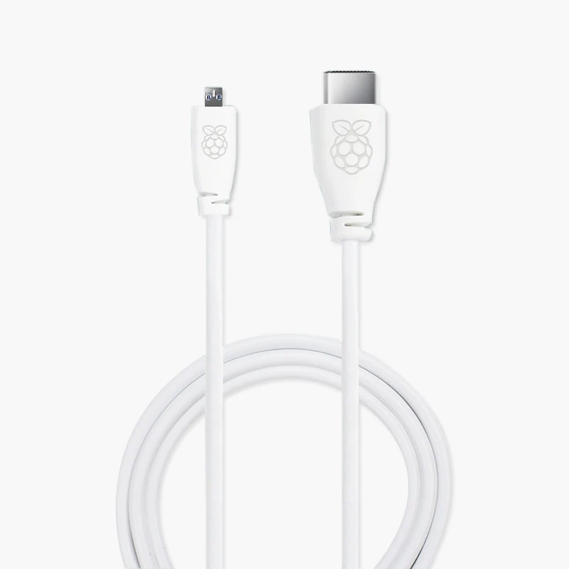 Официальный Raspberry Pi 4 Micro HDMI в Стандартный (A/M) 1 м и 2 кабель|Аксессуары для