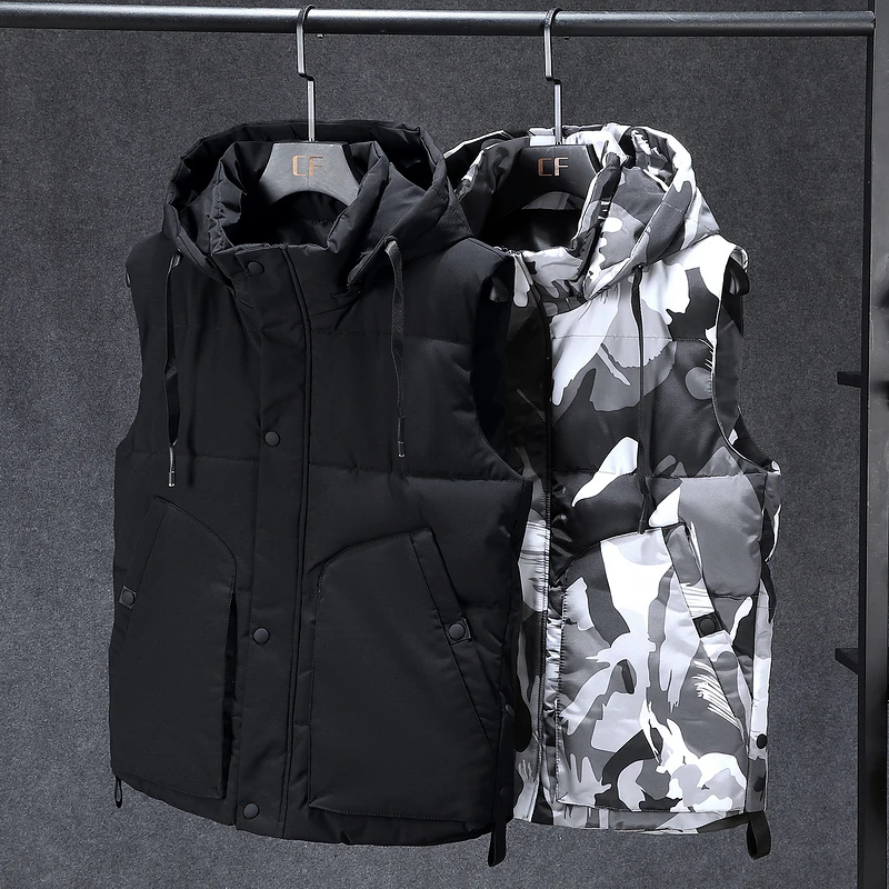 Мужской жилет с хлопковой подбивкой 5XL 7XL 9XL новинка зимнего сезона 2019 мужской