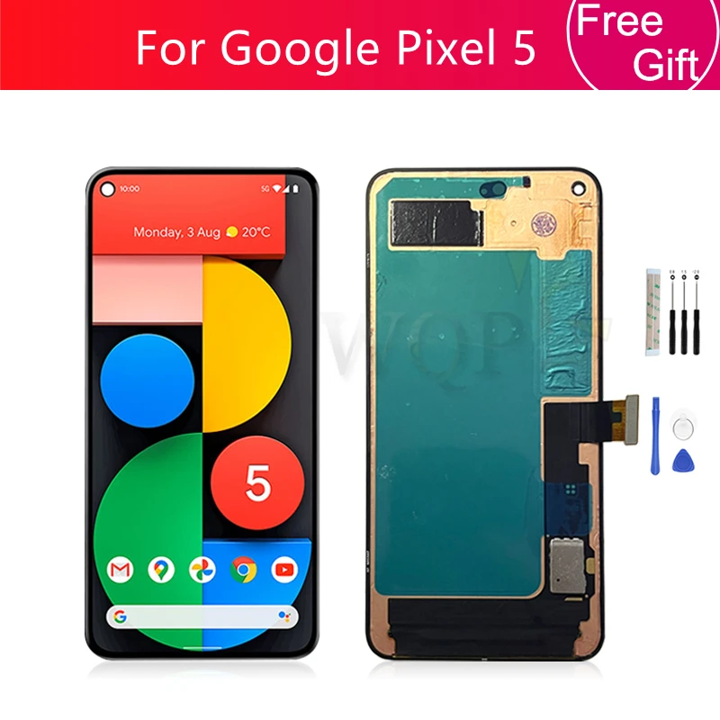 

Для ЖК-дисплея Google Pixel 5, Φ GD1YQ GTT9Q, замена экрана, запасные части, бесплатные Tolls 6,0"