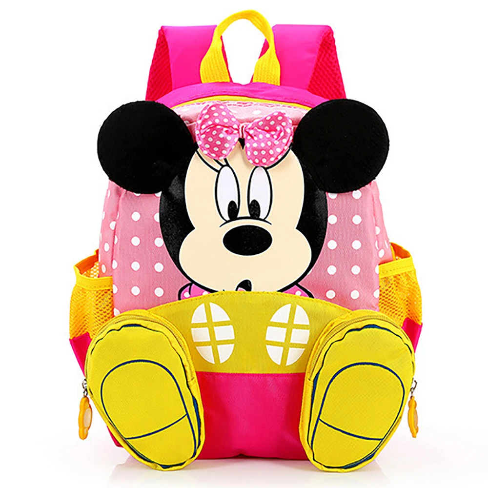 Дизайнерские Детские рюкзаки Disney для девочек, милая сумка с рисунком Минни и мальчиков, Прямая поставка