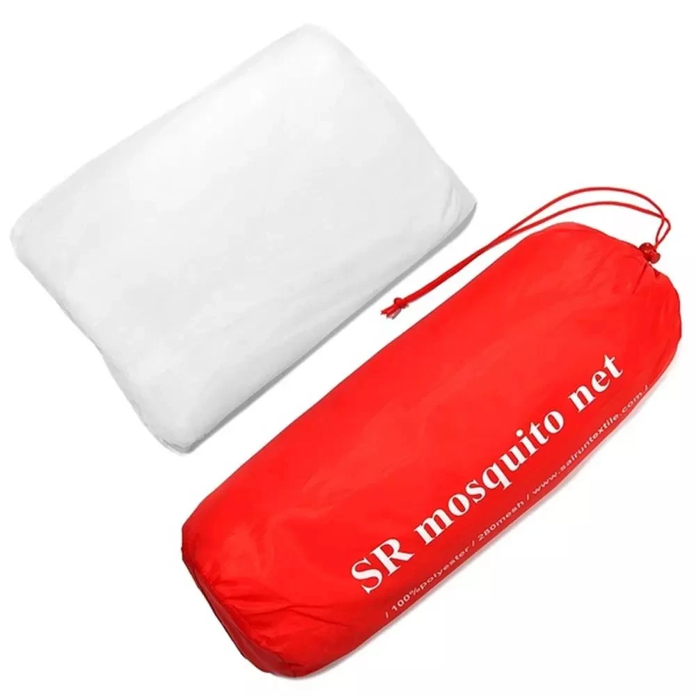 Женская белая москитная сетка для кровати квадратная Складная Легкая летняя