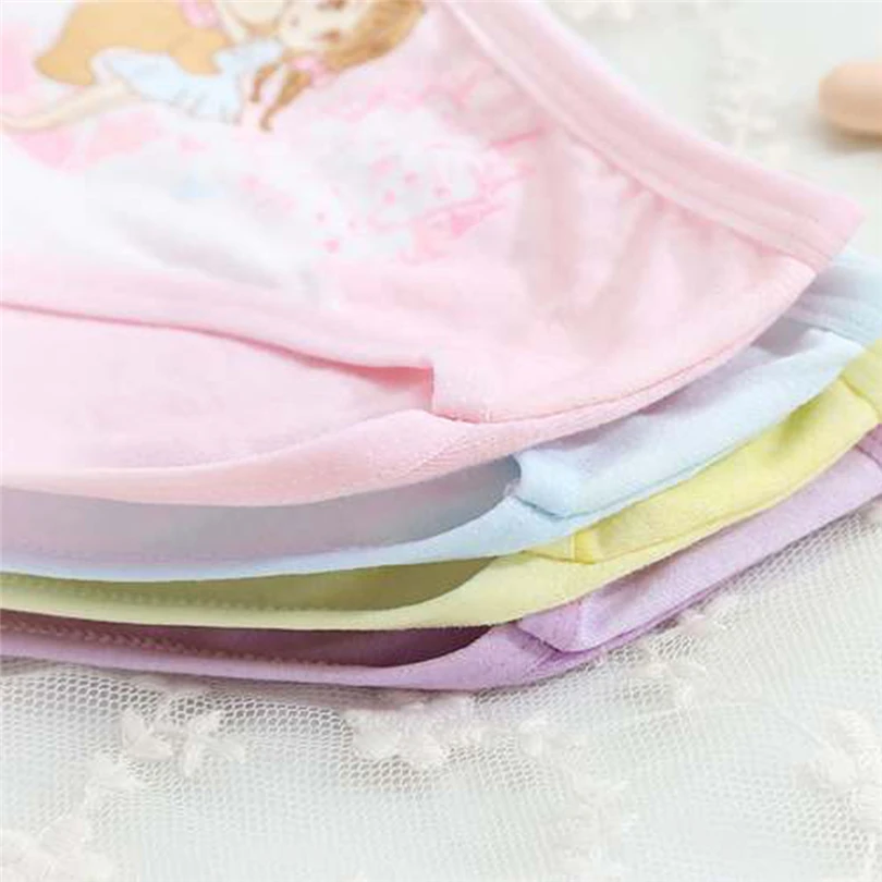 4 шт. детские трусы для девочек детское нижнее белье с мультяшным медведем