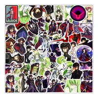 1050pcspack code geass lelouch of the rebellion anime stickers for furniture wall desk diy chair toy car trunk motorcycle