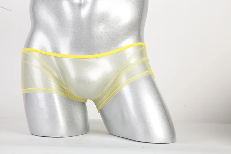 Трусы боксеры мужские прозрачные однотонные цвет в ассортименте M L XL XXL 1