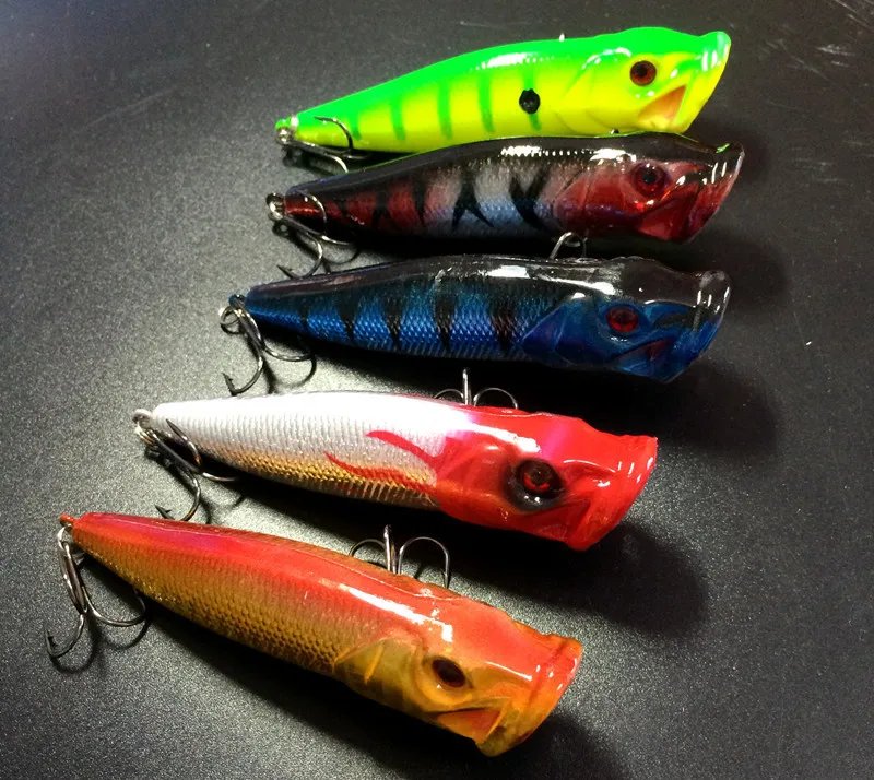 1 шт. Лидер продаж водная приманка поппер для рыбалки жесткая с большим горлом