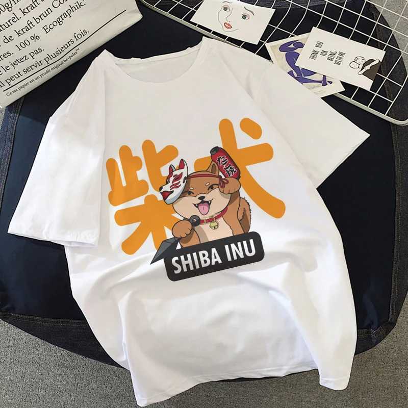 Женская футболка с принтом кота и графическим белая в стиле Харадзюку лето 2020 |