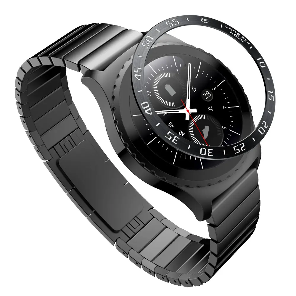 A1 Gear s3 Frontier ремешок для samsung galaxy watch 46 мм ремешок ободок для galaxy watch 46 мм Шестерня S3 металлический ободок кольцо клейкая крышка - Цвет: A1